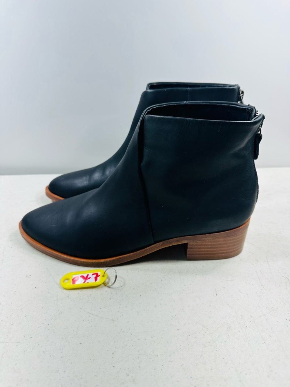 Soludos Venetian Ankle Boots Women 9,5 Leather Booties Classic Minimal Basic